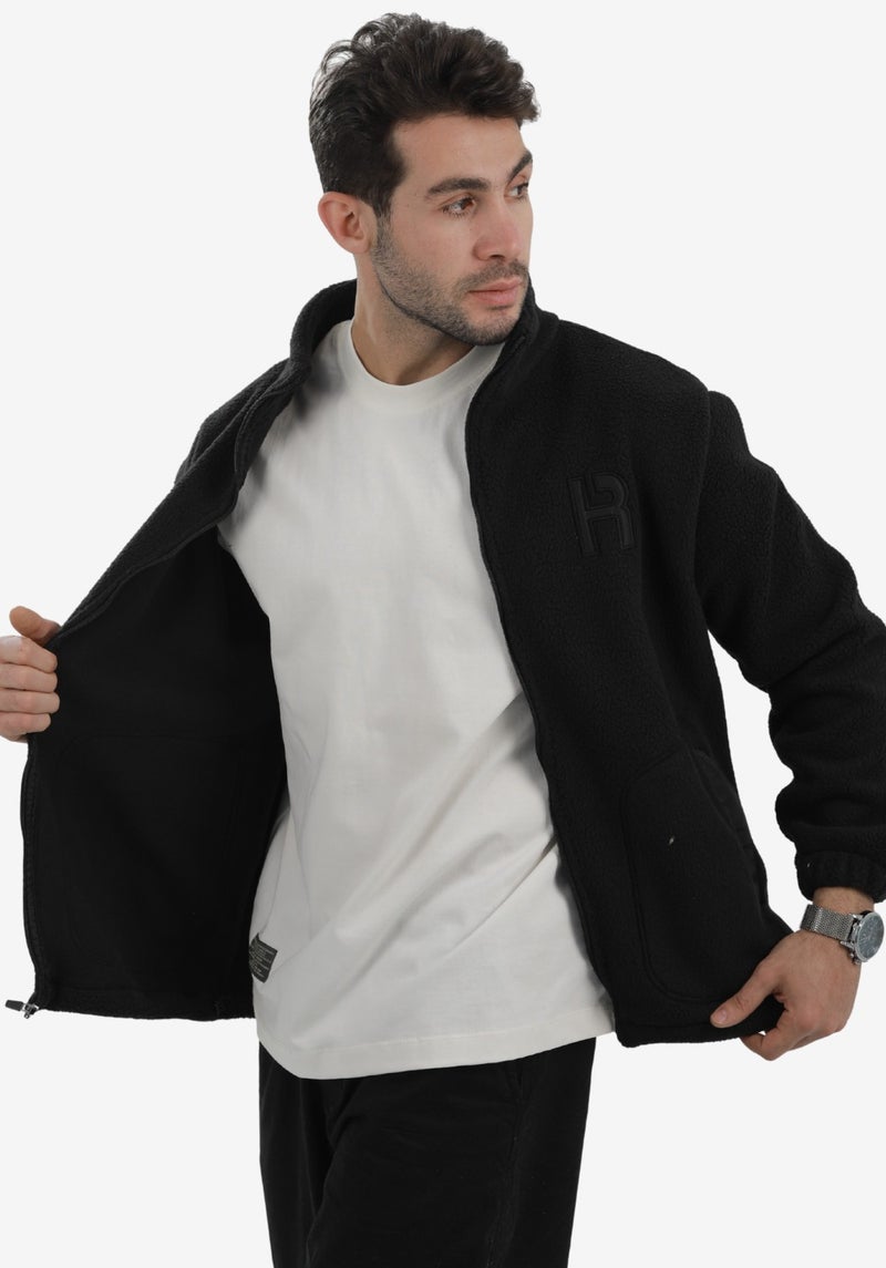 WHITE RABBIT Ribbed Cuffs & Hem Quilted Hooded Jacket - Image 3